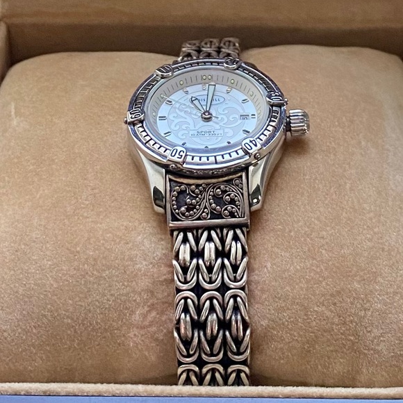 Lois Hill silver and steel bracelet watch - Picture 3 of 11